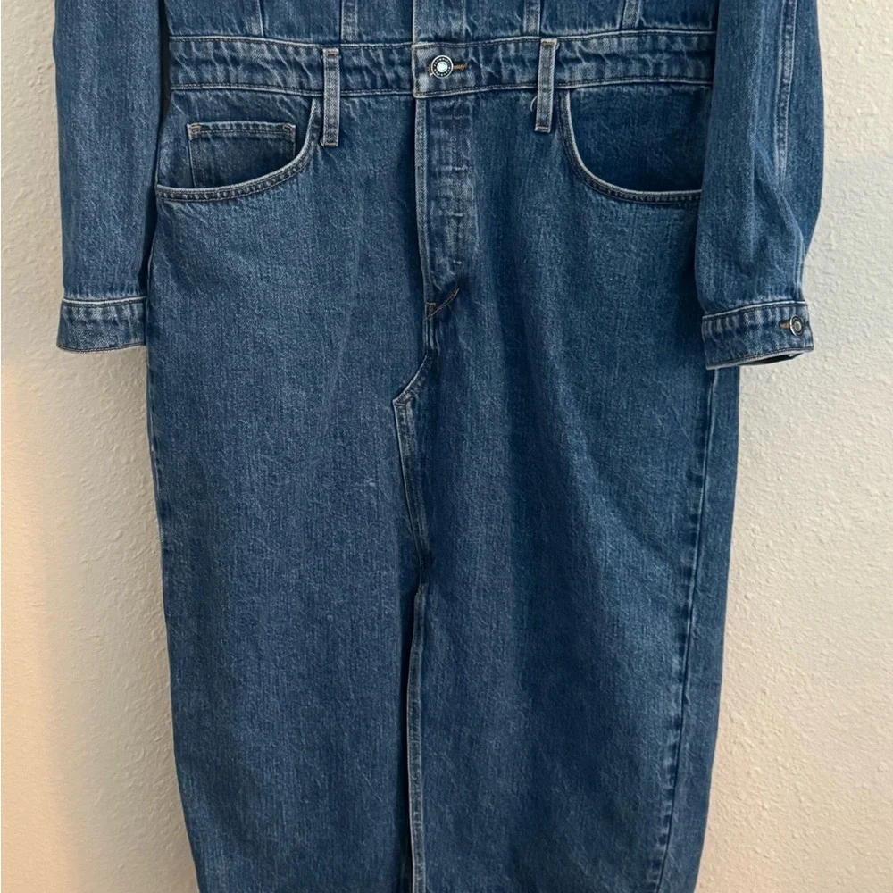 NWT Favorite Daughter The City Dress Denim Midi Dress size 31 - Picture 5 of 16